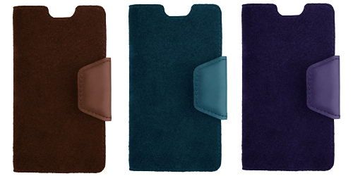 Suede phone cases